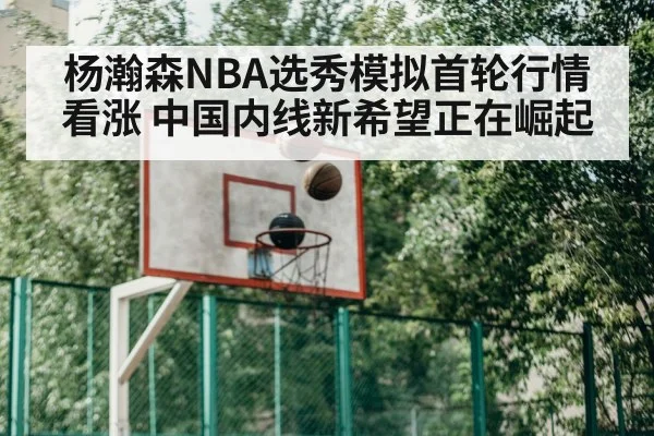 杨瀚森NBA选秀模拟首轮行情看涨 中国内线新希望正在崛起